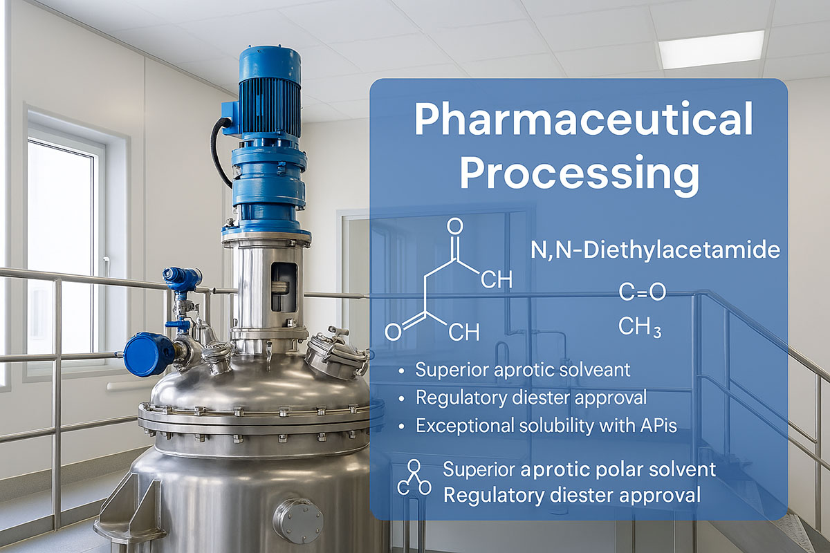 N,N-Diethylacetamide in Pharmaceutical Processing