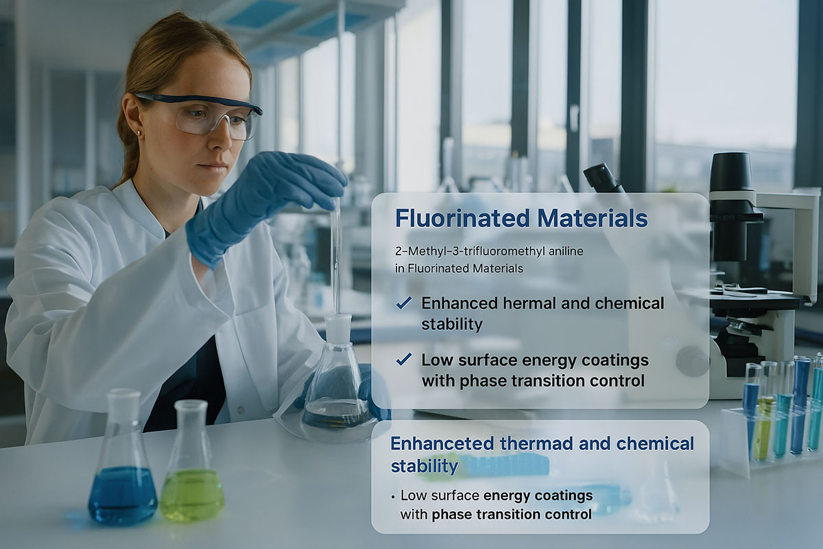 2-Methyl-3-(trifluoromethyl)aniline in Fluorinated Materials