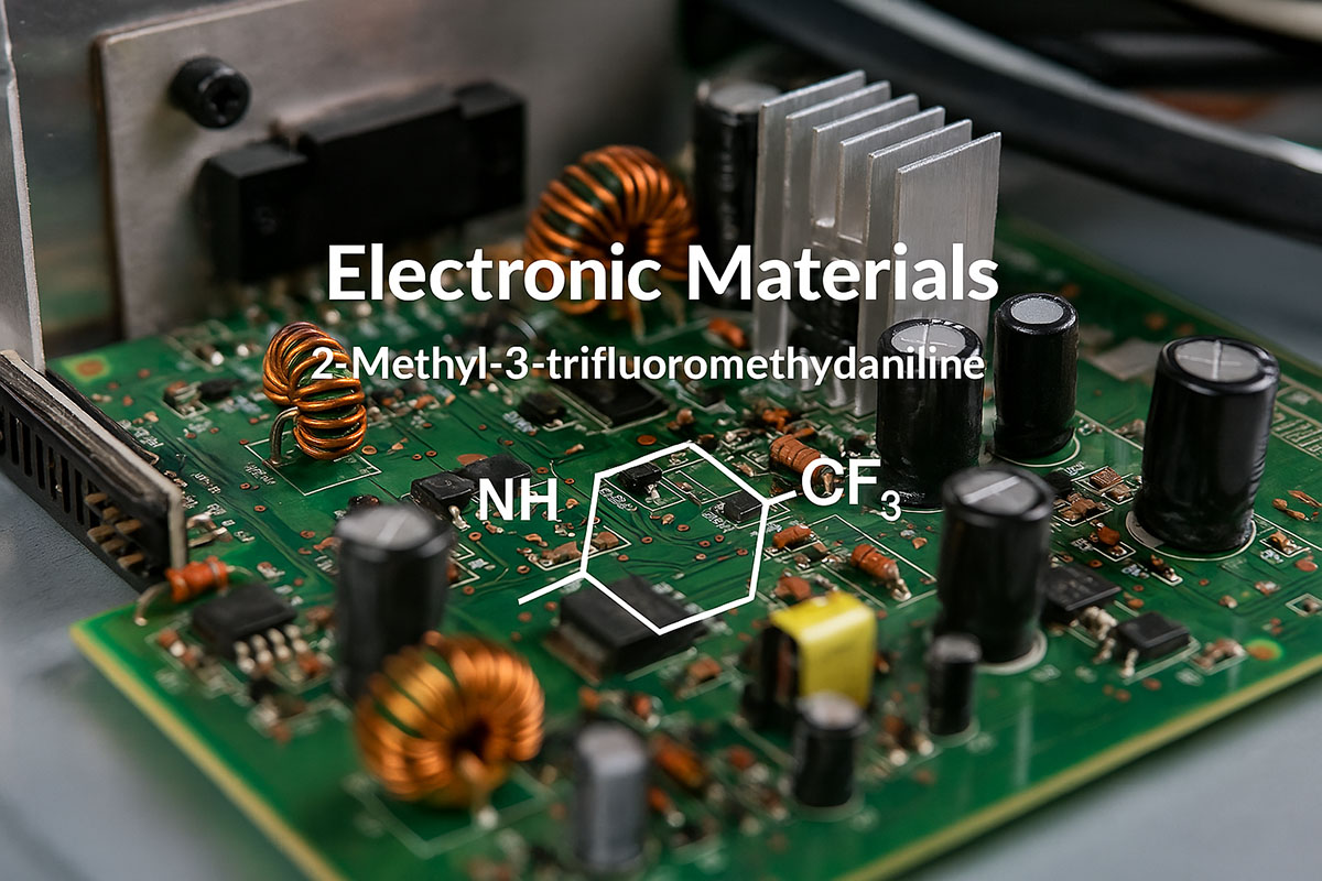 2-Methyl-3-(trifluoromethyl)aniline in Electronic Materials